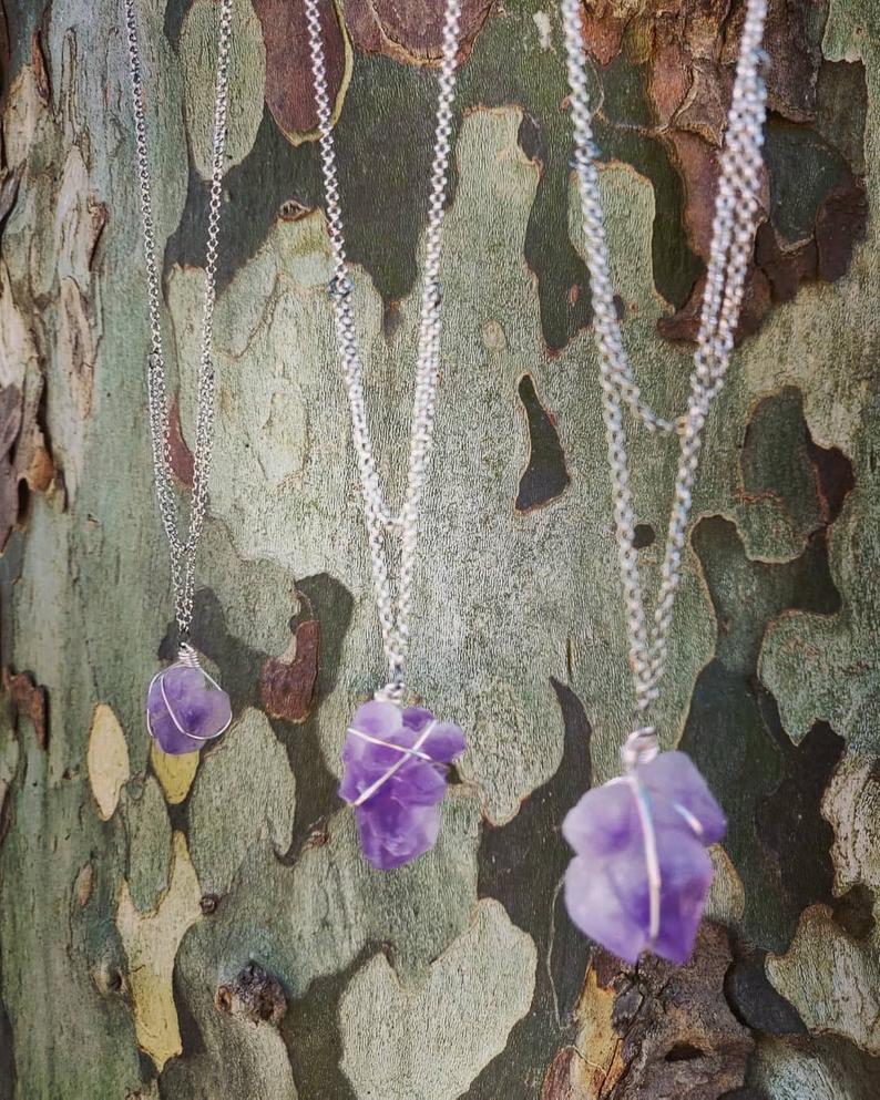 Amethyst power pendant