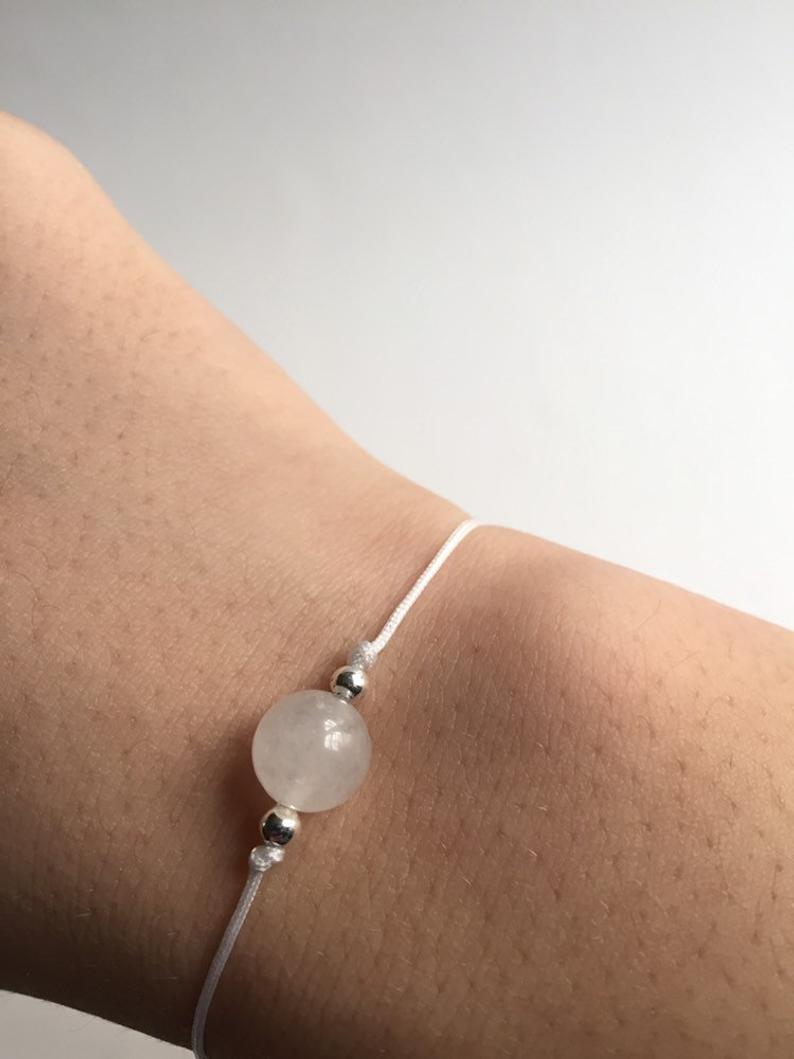 quartz stone bracelet one stone