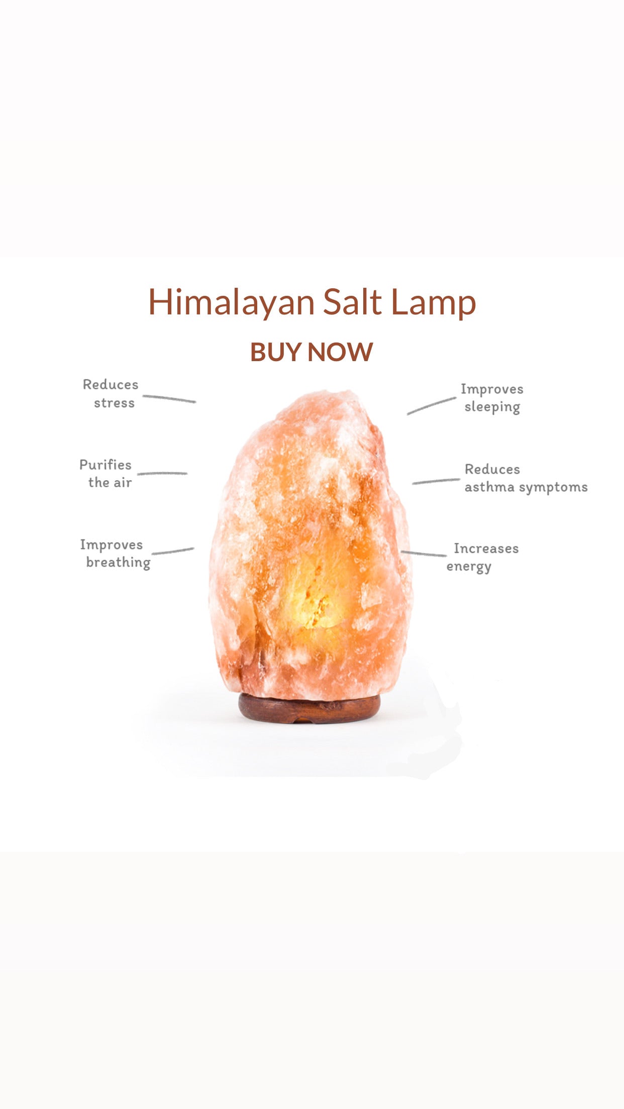 Himalayan Salt stone lamp