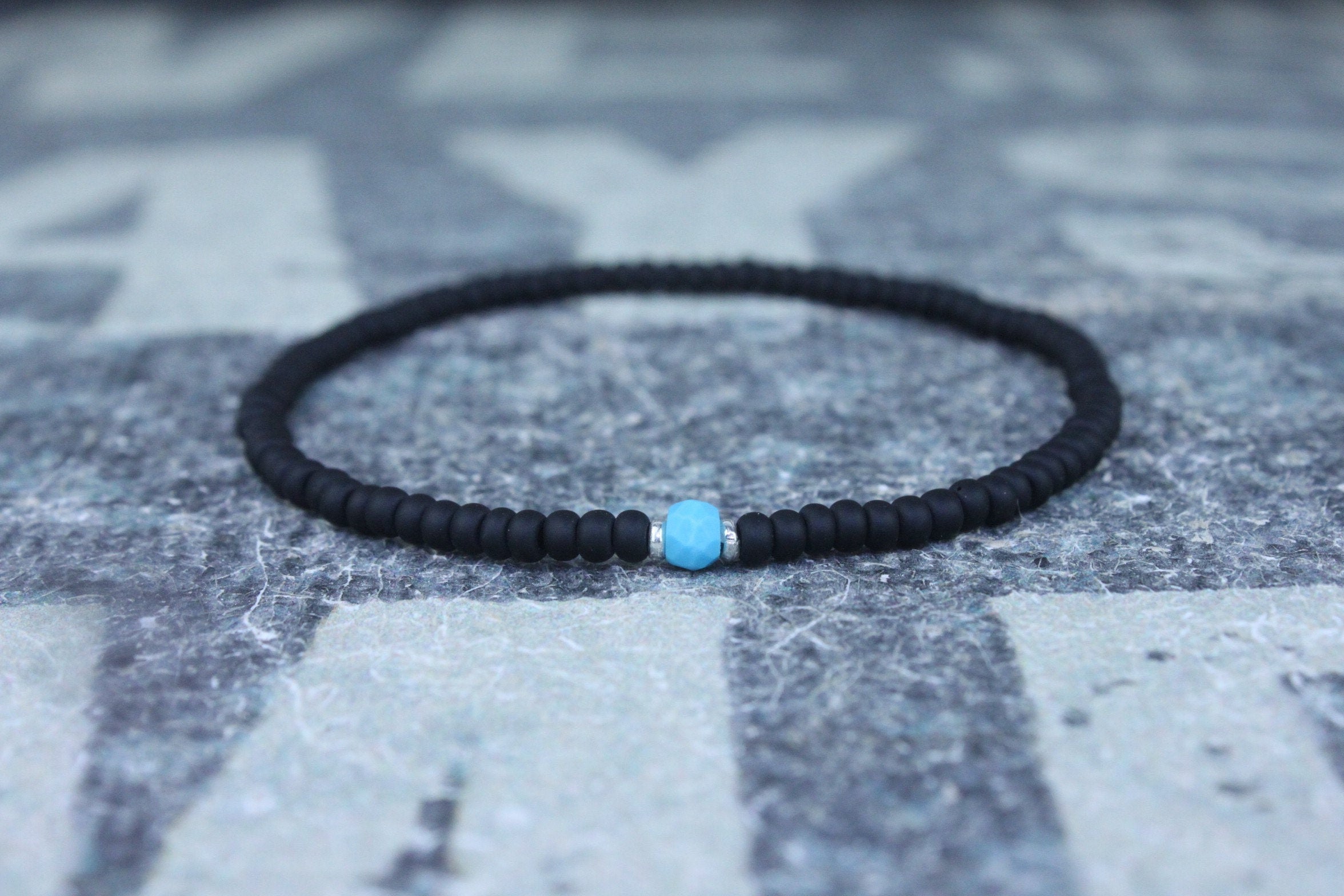 Lava stone blue