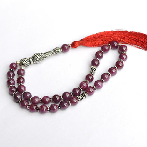 Garnet Mesbaha (tasbih) islamic praying beads garnet gemstone