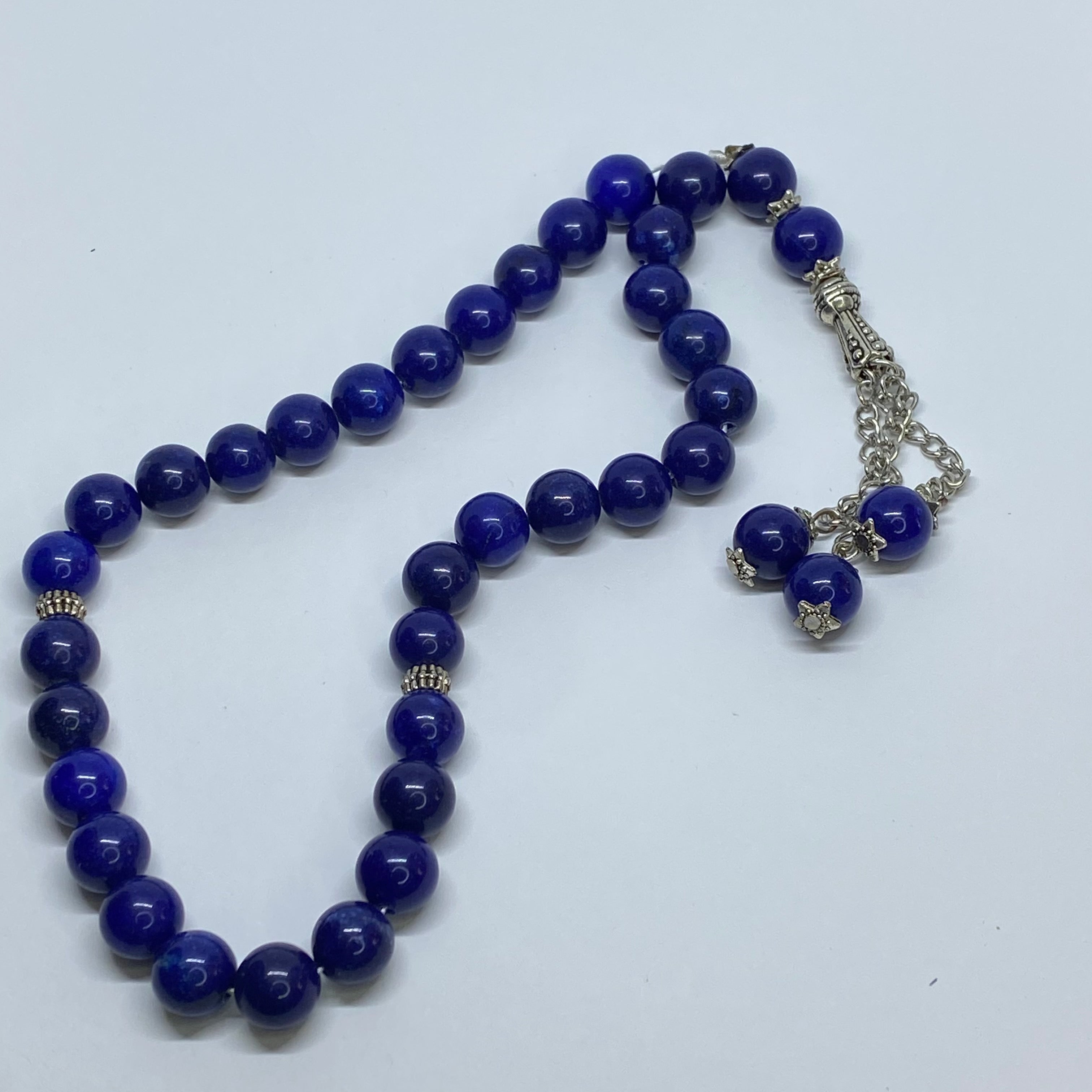 Lapis lazuli Mesbaha (tasbih) islamic praying beads lapis lazuli gemstone