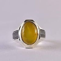 Sharaf al shams agate (sunstone) ring