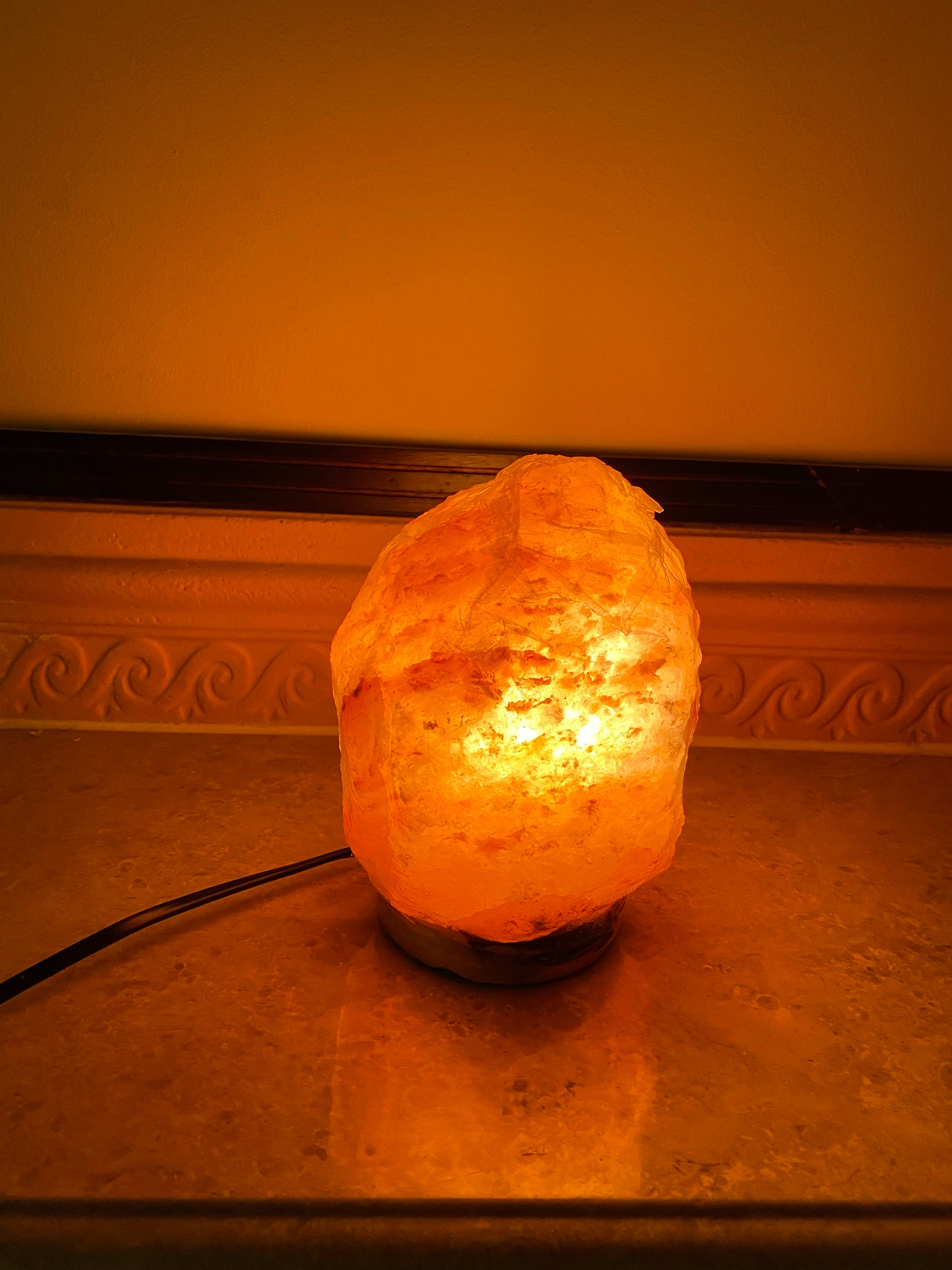 Himalayan Salt stone lamp