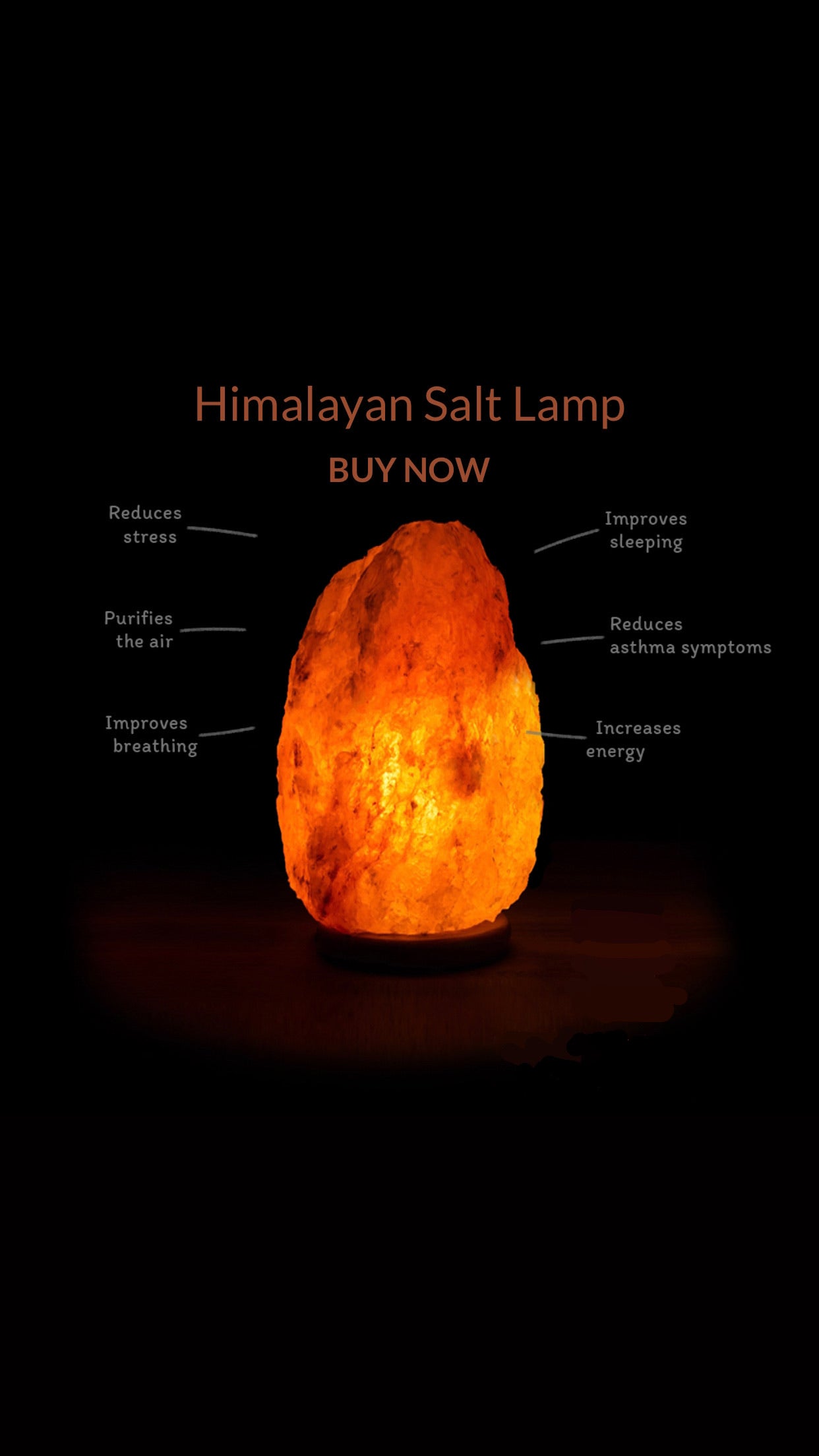 Himalayan Salt stone lamp