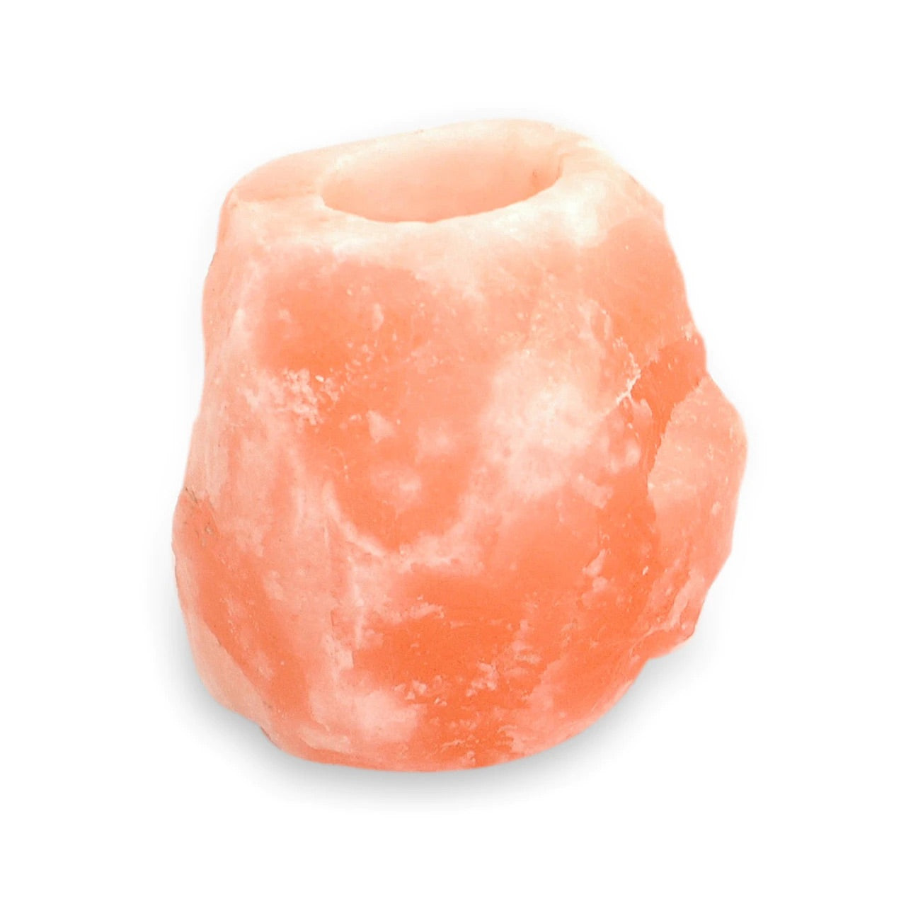 100% Himalayan Salt Natural Crystal Rock Tea Light Candle Holder