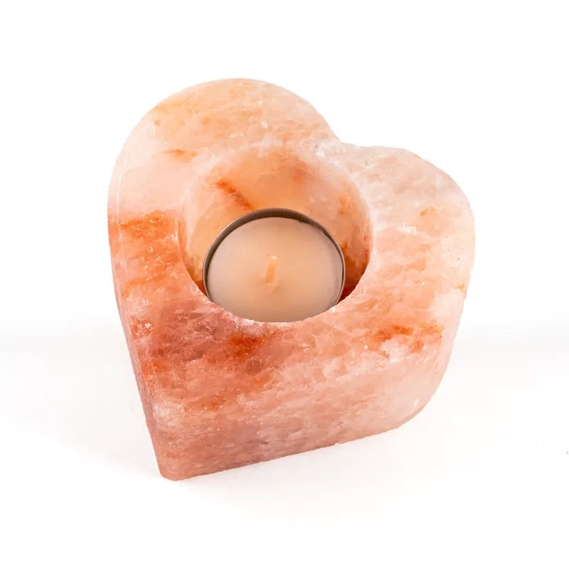 Himalayan Heart salt candle (2X pcs)