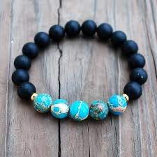 Blue mountain bracelet