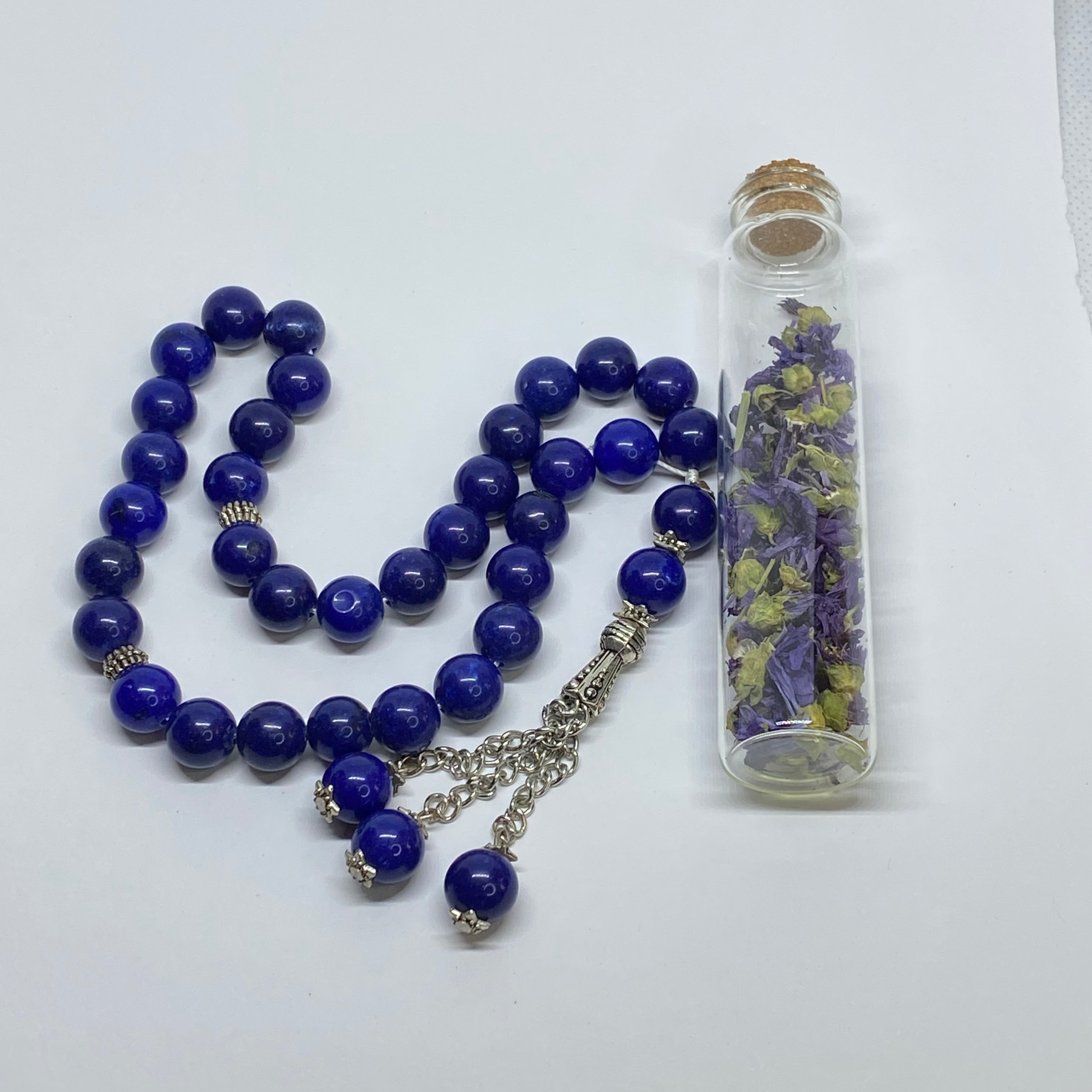 Lapis lazuli Mesbaha (tasbih) islamic praying beads lapis lazuli gemstone