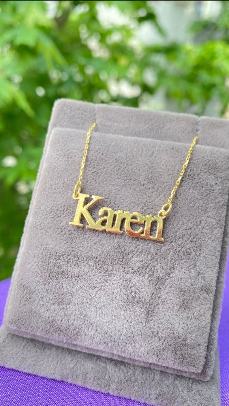 Customized gold / silver necklace