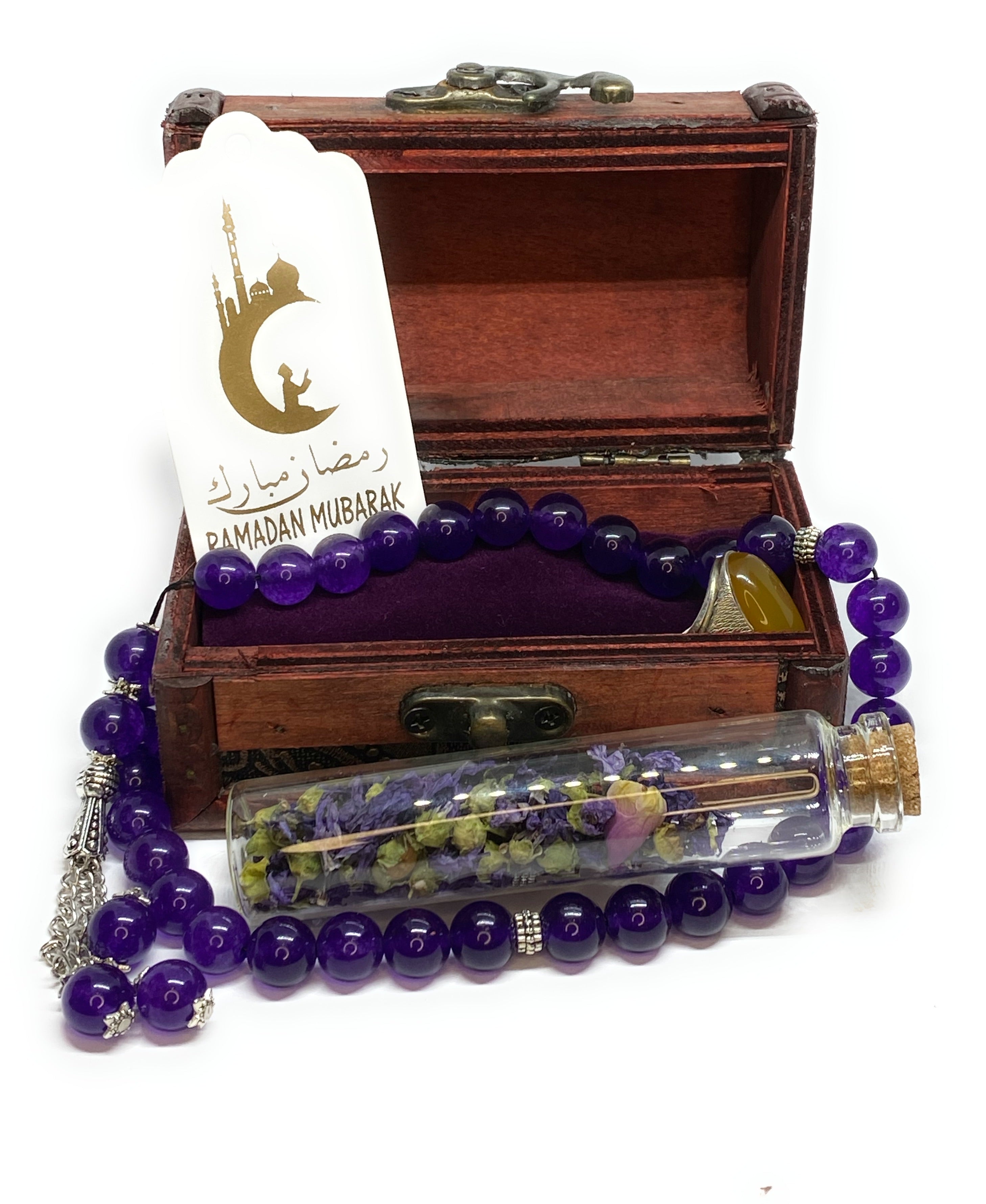 Ramadan gift package small with natural stones