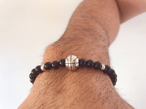 Basketball lava bracelet