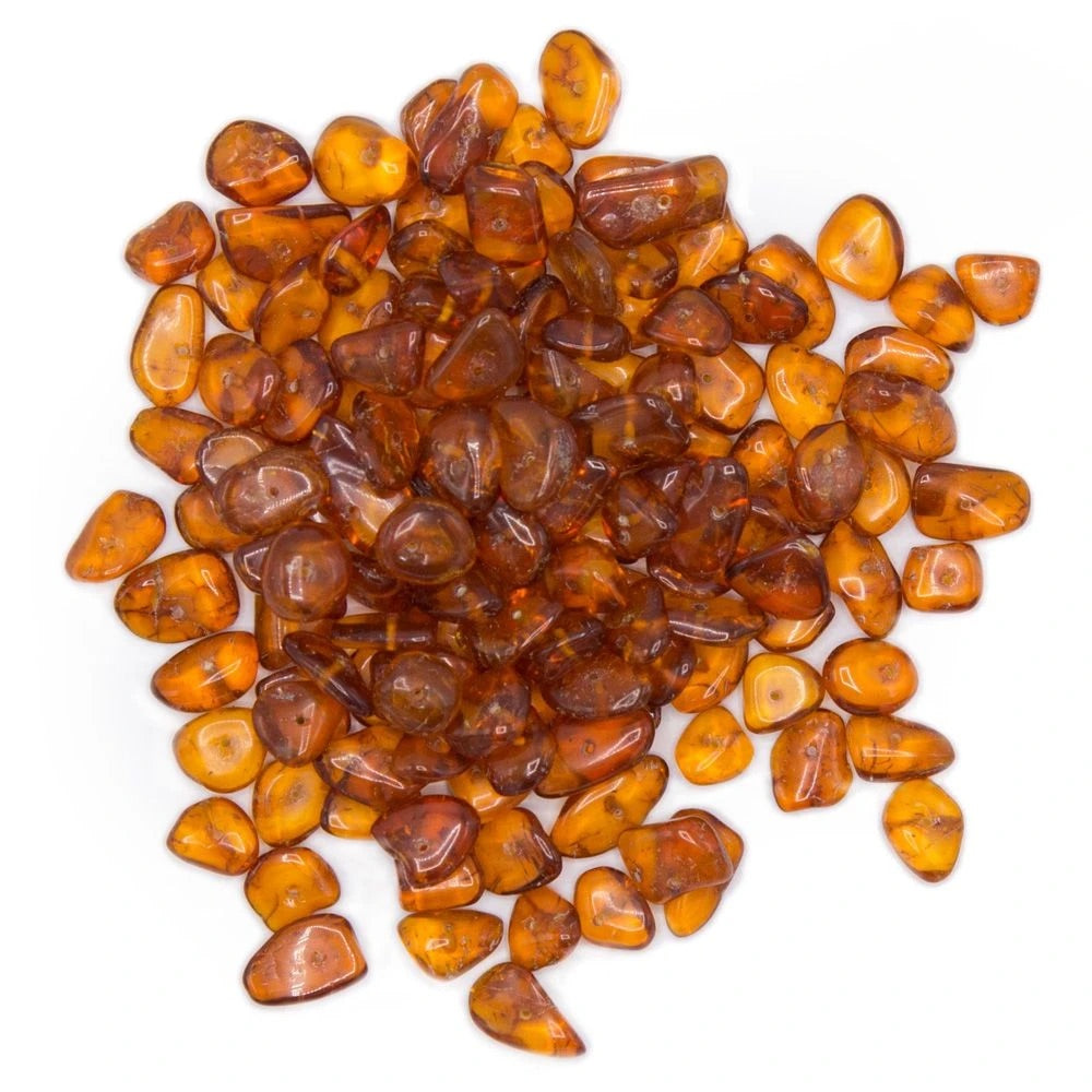 Amber stone raw