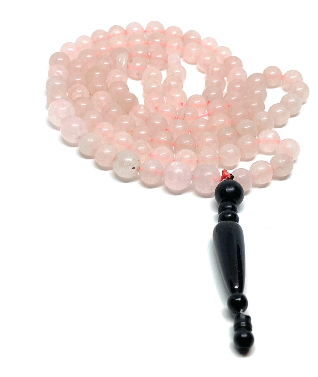 Rose quartz tasbih (for love and affection)