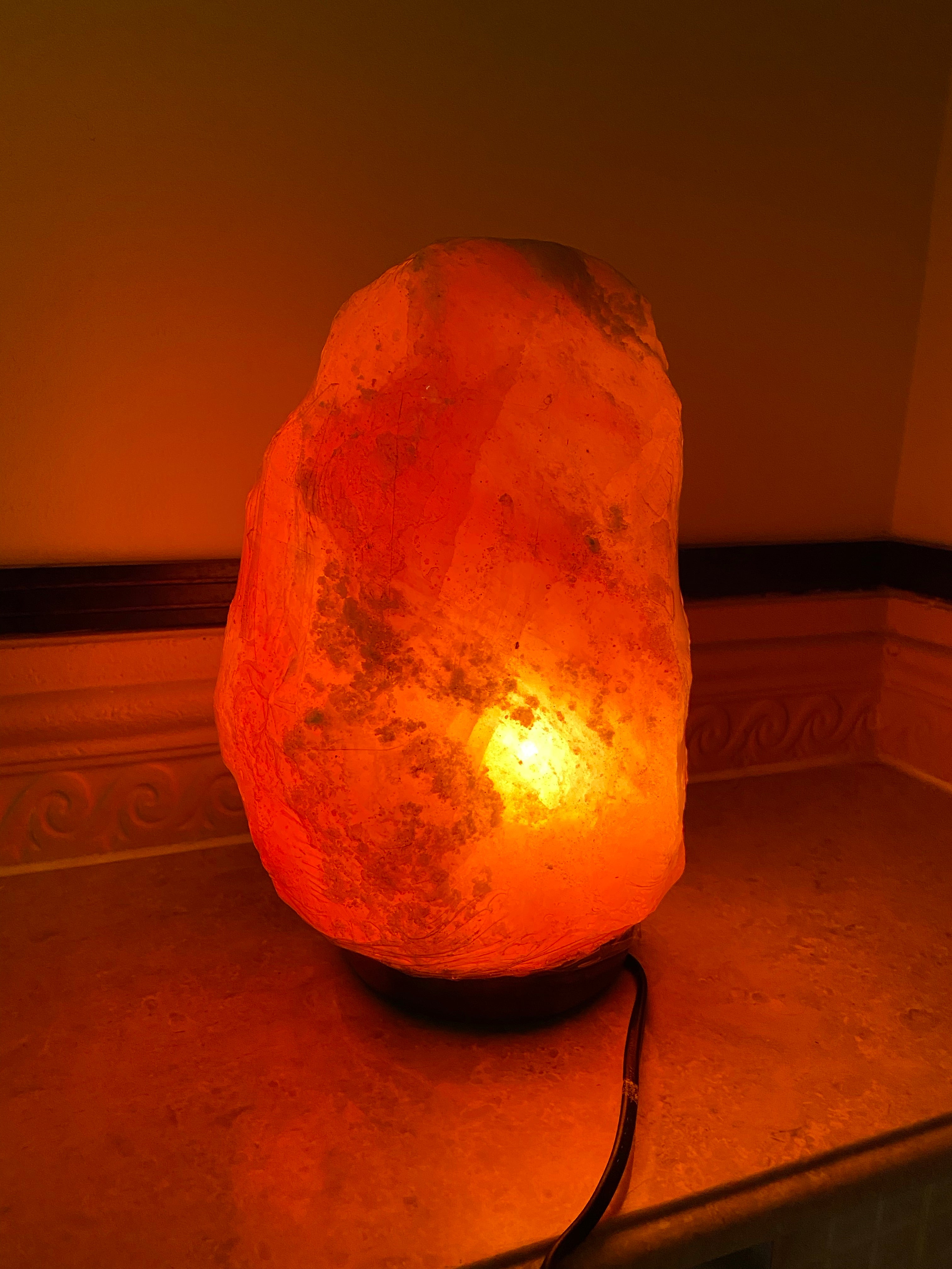 Giant himalayan salt lamp (original