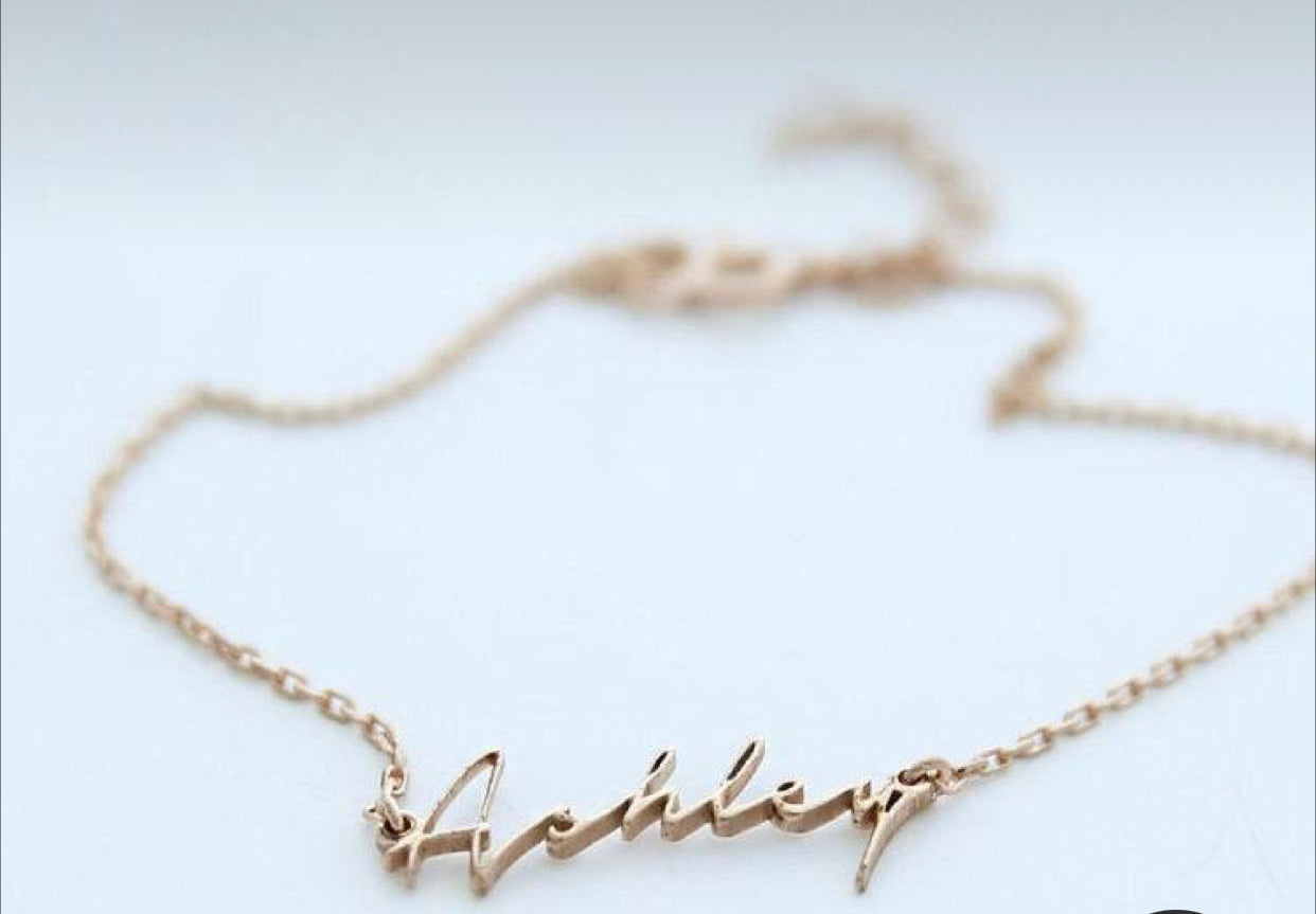 Customized gold / silver necklace