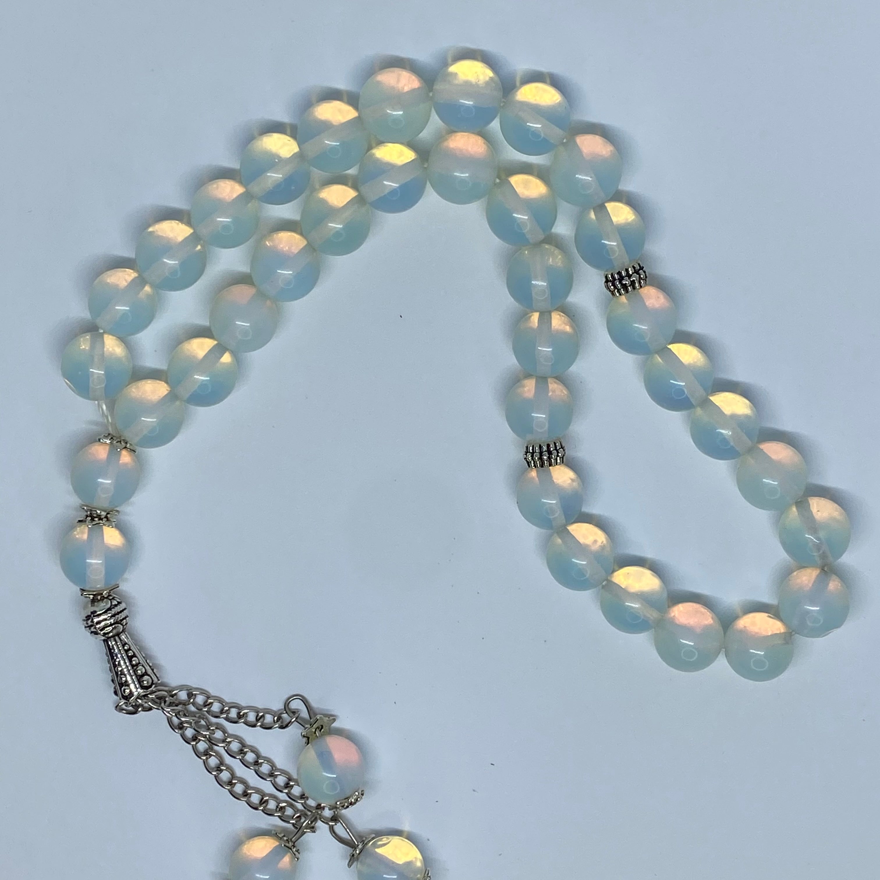 moon stone tasbih mesbah azarstone